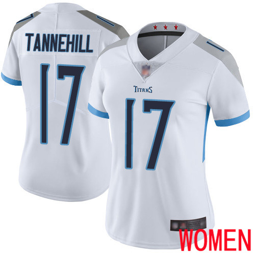Tennessee Titans Limited White Women Ryan Tannehill Road Jersey NFL Football 17 Vapor Untouchable